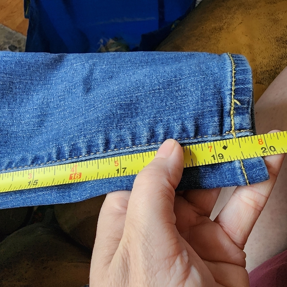 Gap Kids Jeans Girls 6 Slim Blue Faded - Picture 7 of 9